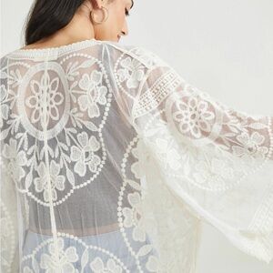 All Over Lace Kimono